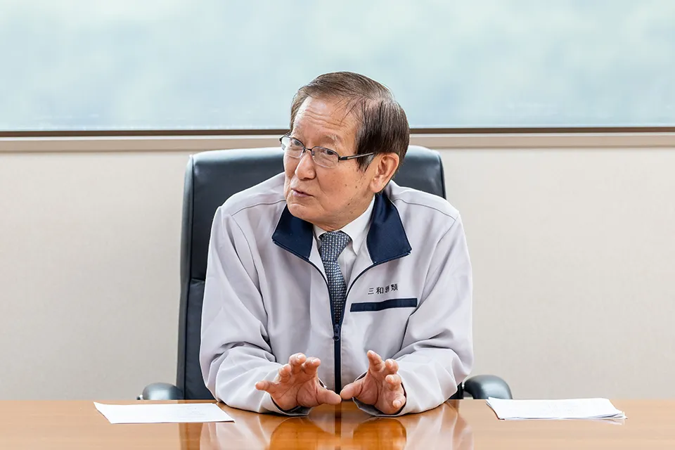 三和酒類 現・相談役 和田久継（写真：三井公一）