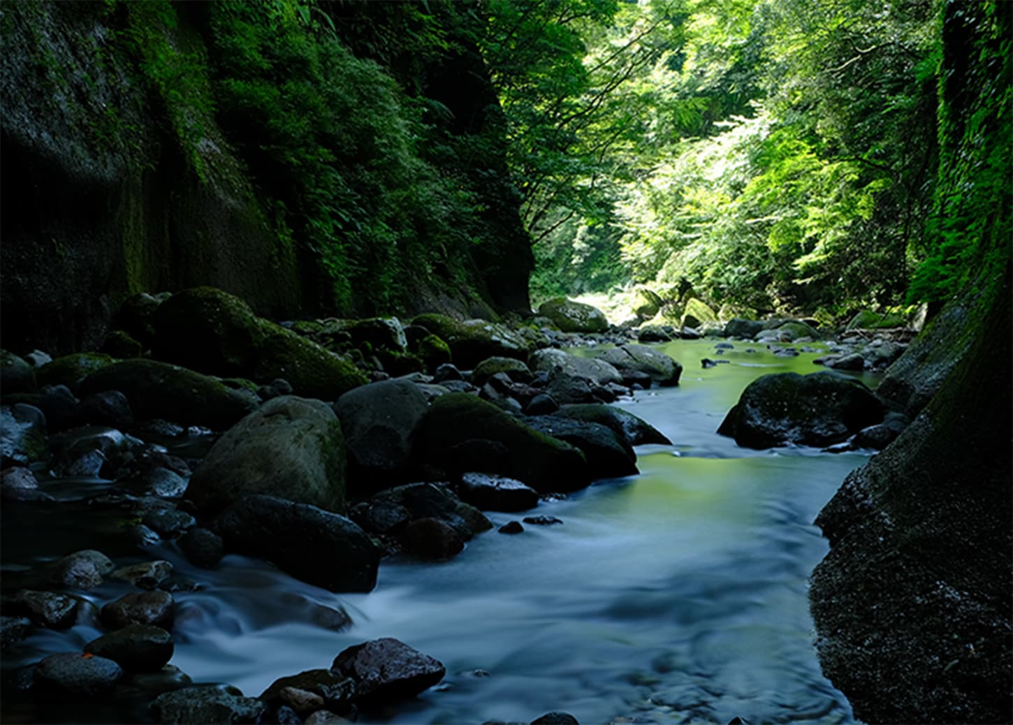 由布川峡谷界隈