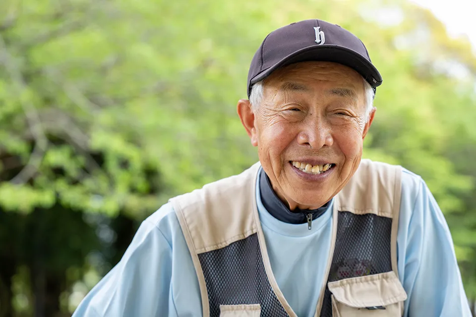 別府湾ウオーキング協会会長の古荘喜一さん