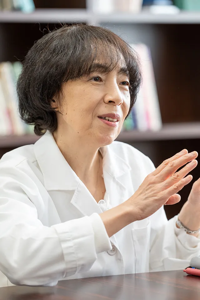 大分大学医学部教授、一般社団法人飲酒科学振興協会代表理事の松浦恵子さん