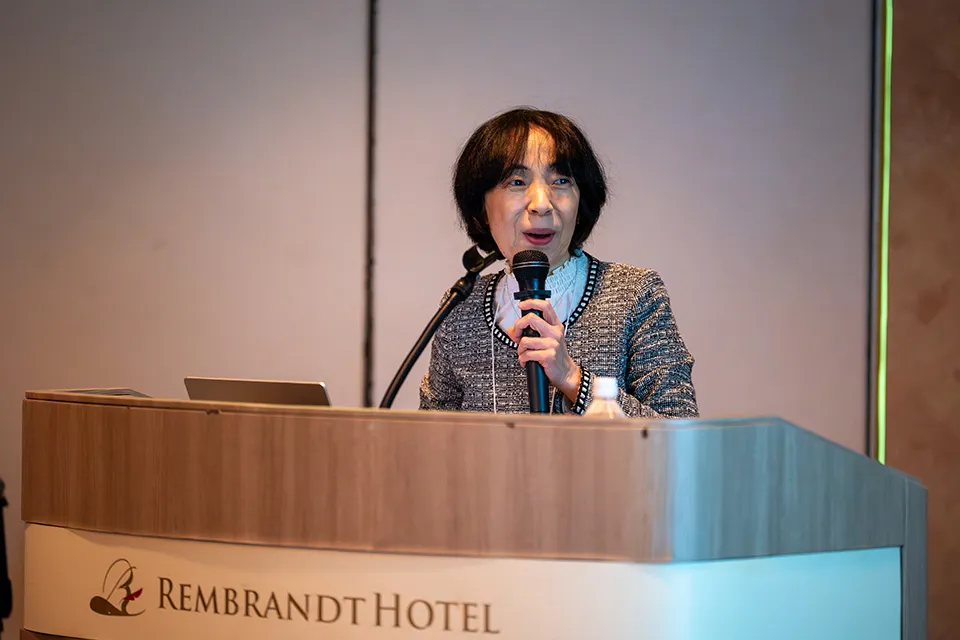 第2回一般社団法人飲酒科学振興協会「やさしい酔い研究会」シンポジウムにて（2024年3月1日、会場：レンブラントホテル大分）