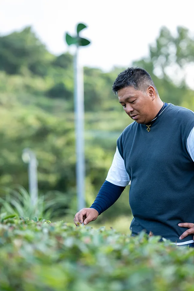 「茶聖（ちゃせい）」の称号を持つ「お茶の川谷園」の川谷哲也さん