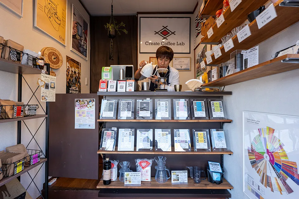 クリエイトコーヒーラボ店主 椎原渉さん