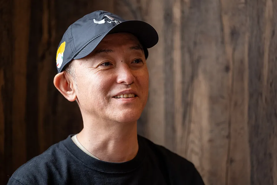 「ベッパーズ タバーン」の筆文字は池田さんと高校時代の同級生で書道家のかわくぼみちこさんの作品